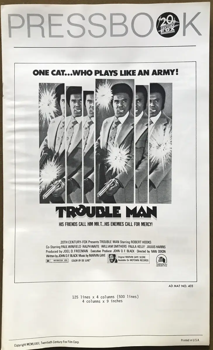 Trouble Man Press Book