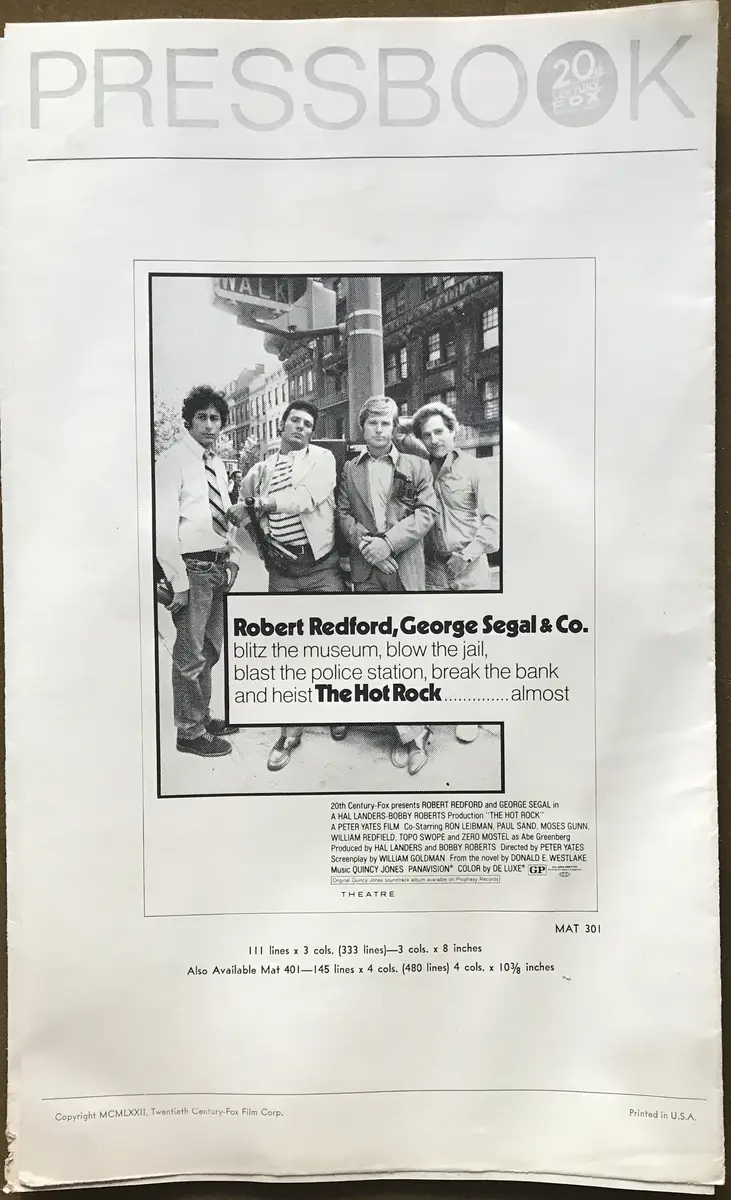The Hot Rock Press Book