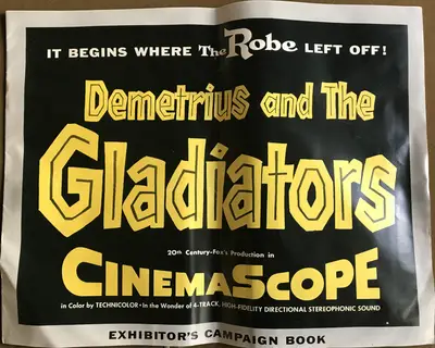 Demetrius and the Gladiators Press Book image 1