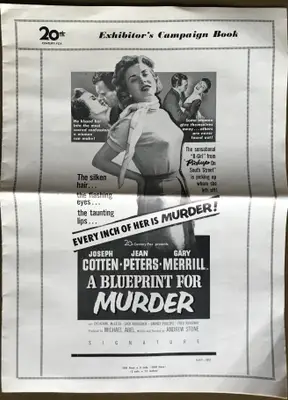 A Blueprint for Murder Press Book image 1