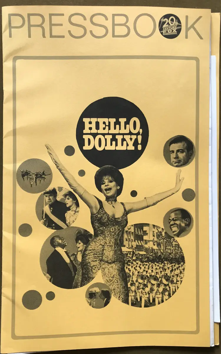 Hello, Dolly! Press Books (2) Regular Release and Roadshow Release.