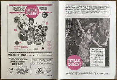 Hello, Dolly! Press Books (2) Regular Release and Roadshow Release. image 3