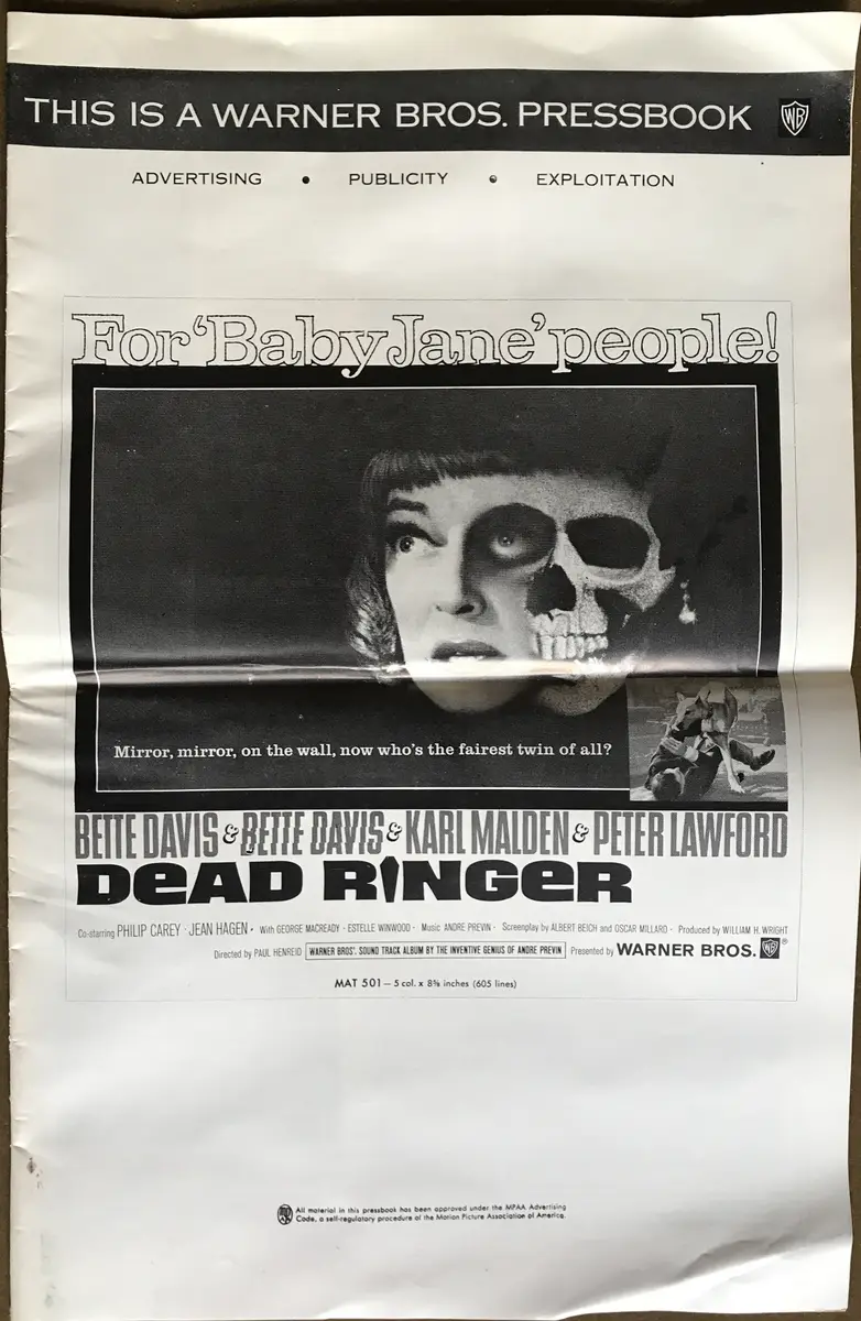 Dead Ringer Press Book