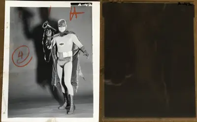 Batman 4"X 5" Original still with the Original Negative image 3