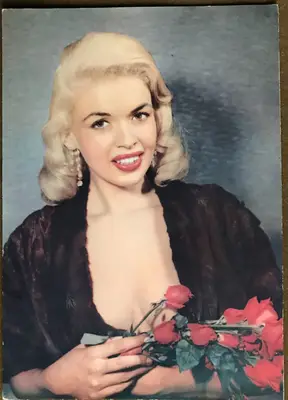 Jayne Mansfield Color Post Cards (3) Circa late 1950's early 1960's (4" X 6") image 5