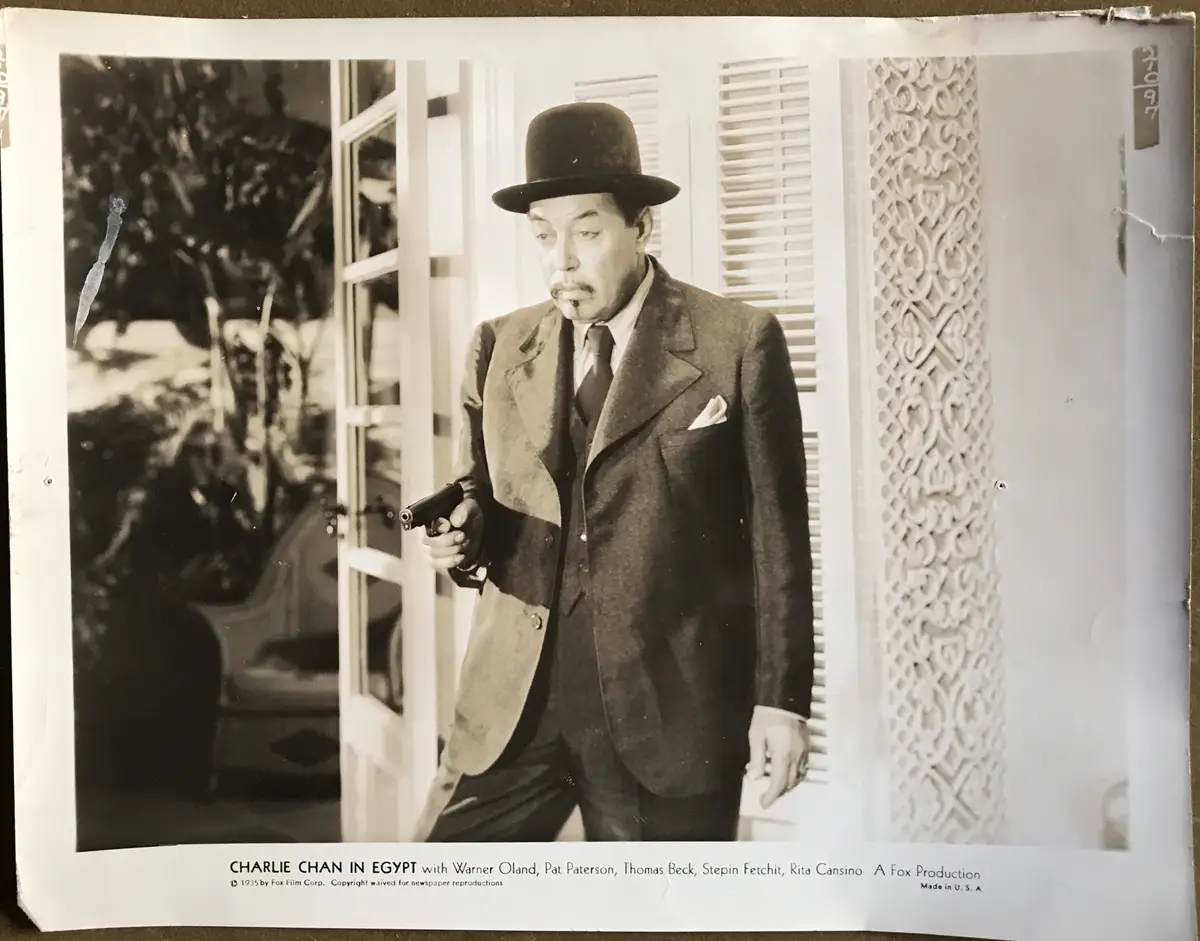 Charlie Chan in Egypt Still Lot of 3