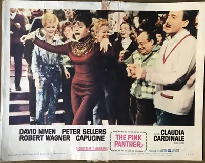 The Pink Panther  Lobby Card Set Of 8 image 7