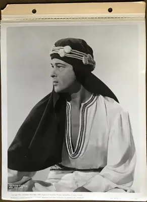 Valentino Anthony Dexter Portrait/Close-Up Key Book Still Lot Of 23 image 1