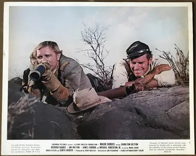 Major Dundee Color Still Lot Of 10 image 1