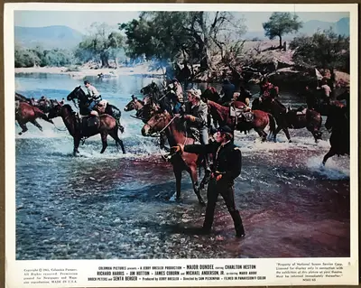 Major Dundee Color Still Lot Of 10 image 8