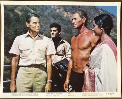 Tarzan Goes to India Color Still Set Of 12 image 2