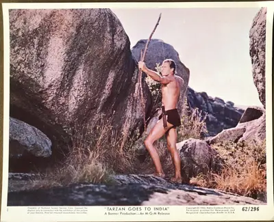 Tarzan Goes to India Color Still Set Of 12 image 5