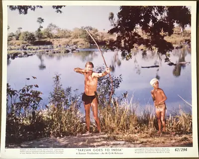 Tarzan Goes to India Color Still Set Of 12 image 7
