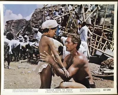 Tarzan Goes to India Color Still Set Of 12 image 9