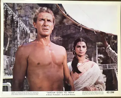 Tarzan Goes to India Color Still Set Of 12 image 12