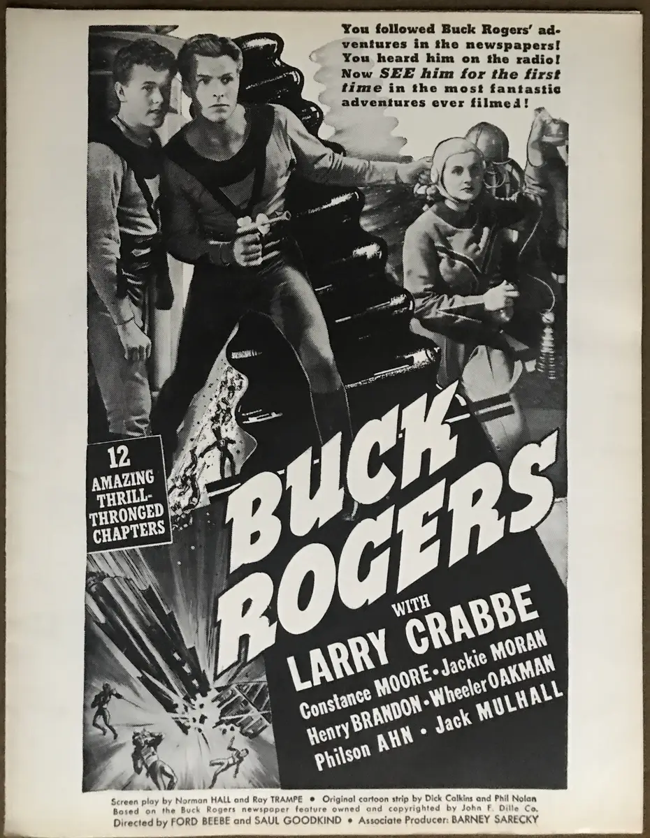 Buck Rogers 1940's Film Craft Re-Release Press Book
