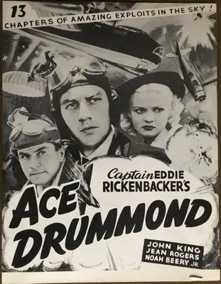 Ace Drummond 1940's Filmcraft Re-Release Press Book image 1