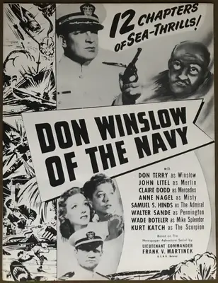 Don Winslow of the Navy 1940's Filmcraft Re-Release Press Book image 1