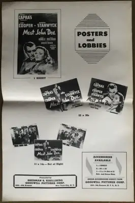 Meet John Doe 1940's Goodwill Re-Release Press Book image 2