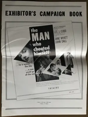 The Man Who Cheated Himself Press Book image 1