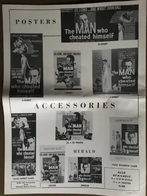 The Man Who Cheated Himself Press Book image 2