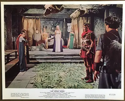 The Viking Queen Color Still Lot Of 8 (two identical sets of 4) image 4