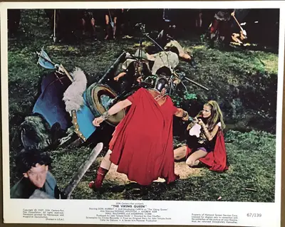 The Viking Queen Color Still Lot Of 8 (two identical sets of 4) image 6