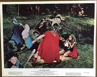 The Viking Queen Color Still Lot Of 8 (two identical sets of 4) image 7