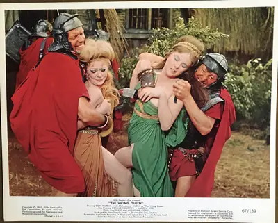 The Viking Queen Color Still Lot Of 8 (two identical sets of 4) image 8