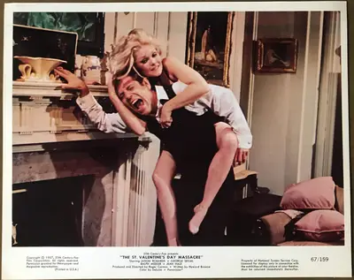 The St. Valentine's Day Massacre Two Identical Color Still Sets Of 6 (12 Stills total) image 1