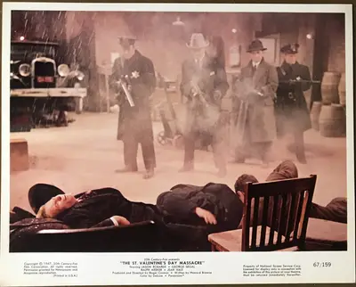 The St. Valentine's Day Massacre Two Identical Color Still Sets Of 6 (12 Stills total) image 3