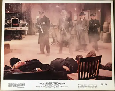 The St. Valentine's Day Massacre Two Identical Color Still Sets Of 6 (12 Stills total) image 4