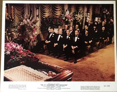 The St. Valentine's Day Massacre Two Identical Color Still Sets Of 6 (12 Stills total) image 7