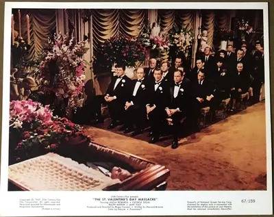 The St. Valentine's Day Massacre Two Identical Color Still Sets Of 6 (12 Stills total) image 8