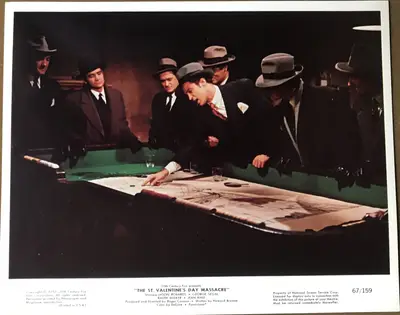 The St. Valentine's Day Massacre Two Identical Color Still Sets Of 6 (12 Stills total) image 10