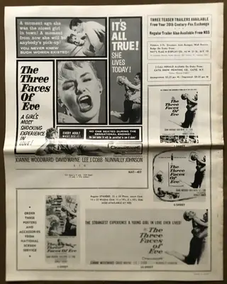 The Three Faces of Eve Pressbook image 1