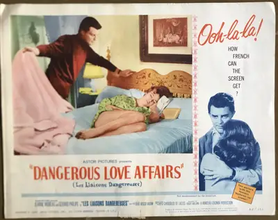 Dangerous Love Affairs AKA Les Liaisons Dangereuses Lobby Card Set Of 4 image 3