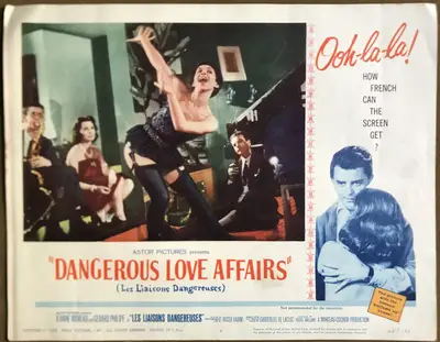 Dangerous Love Affairs AKA Les Liaisons Dangereuses Lobby Card Set Of 4 image 4