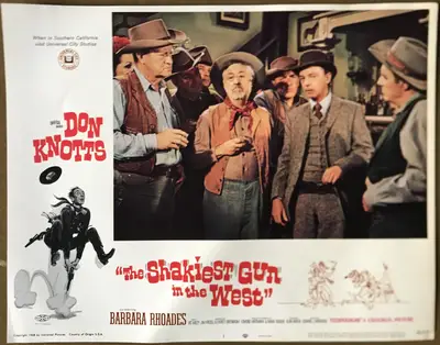 The Shakiest Gun in the West Lobby Card Set Of 8 and Press Book image 2