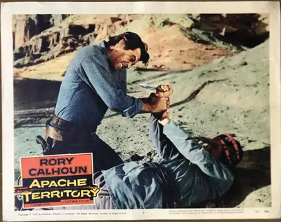 Apache Territory Lobby Card Set Of 8 image 3