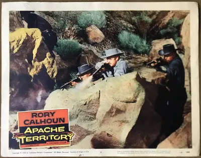 Apache Territory Lobby Card Set Of 8 image 6