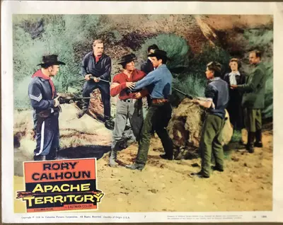 Apache Territory Lobby Card Set Of 8 image 7
