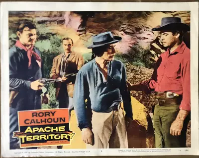 Apache Territory Lobby Card Set Of 8 image 8