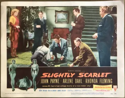 Slightly Scarlet Lobby Card Set Of 8 image 1