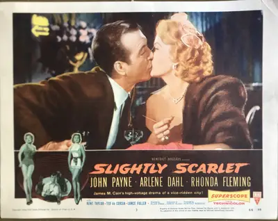 Slightly Scarlet Lobby Card Set Of 8 image 3