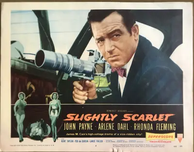 Slightly Scarlet Lobby Card Set Of 8 image 4