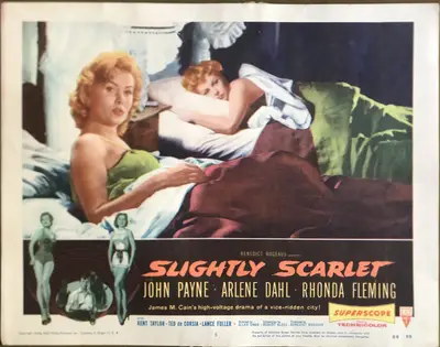 Slightly Scarlet Lobby Card Set Of 8 image 5