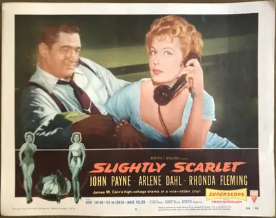 Slightly Scarlet Lobby Card Set Of 8 image 6