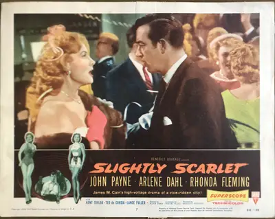 Slightly Scarlet Lobby Card Set Of 8 image 7