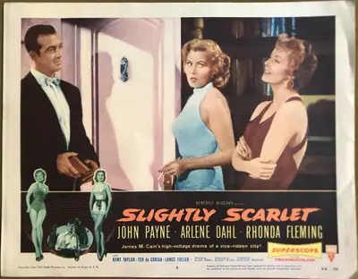 Slightly Scarlet Lobby Card Set Of 8 image 8